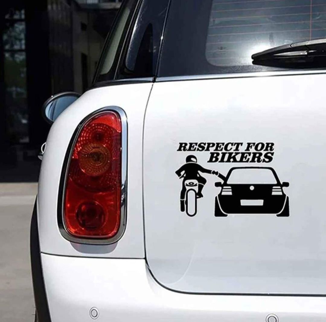 Sticker: Auto-Aufkleber Mottorad: Respect for Bikers, Schwarz – Nuovo e nell'imballaggio originale da Sarmenstorf venduto da jkr_zm2r