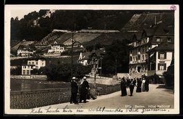 Baden, Strassenpartie am Hotel National