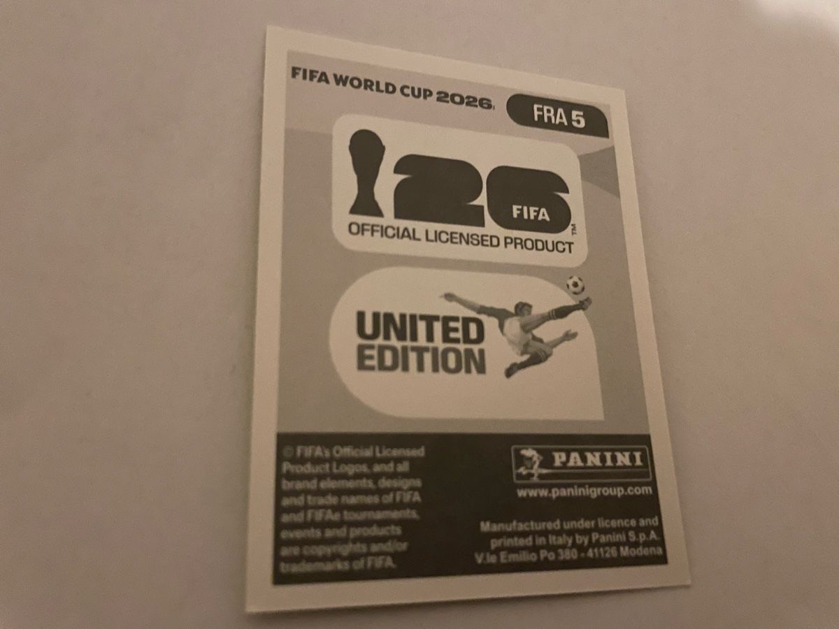 Panini Sammelbilder & Trading cards: FIFA WM 2026 Jules Kounde FRA 5 – Neu (gemäss Beschreibung) aus Winterthur von Cobraforce 1