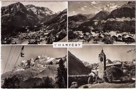 Champéry - 4 Bild AK