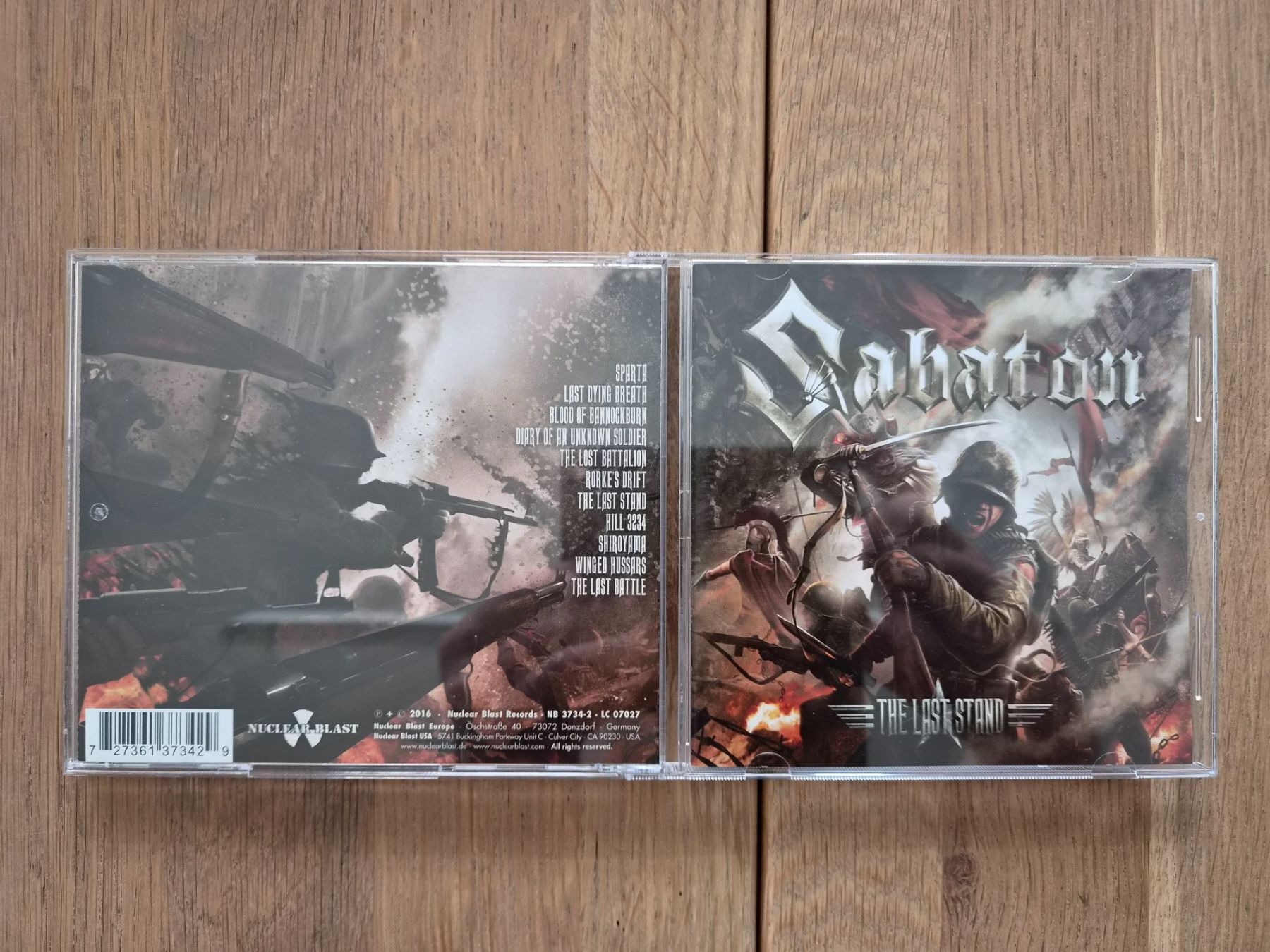 CD: CD Sabaton - The Last Stand, 2016 – Usato da Nebikon venduto da Harley-Davidson01