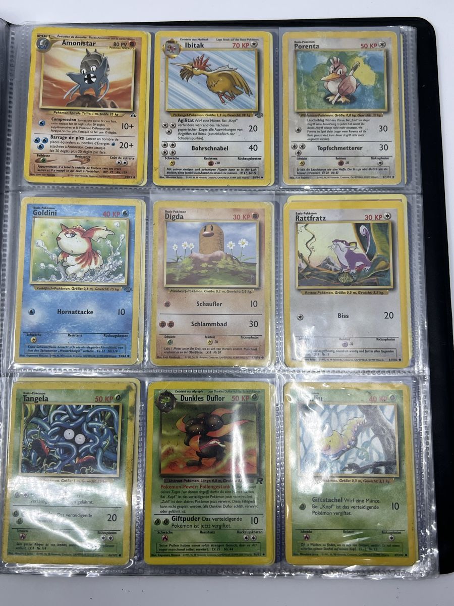 Pokémon Sammelbilder & Trading cards: Sammlung Pokémon-Karten mit Binder 63 Karten Sammlungsstart! – Gebraucht aus Diegten von 5shop7 5