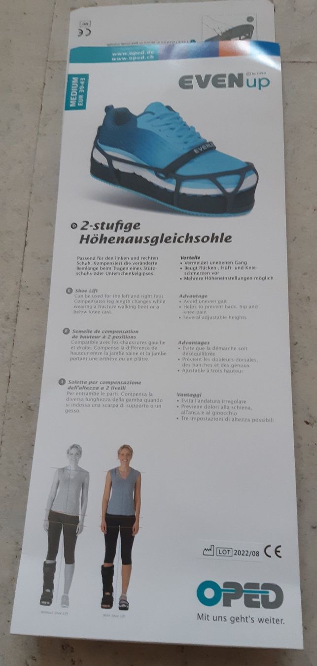 Medizinische Geräte: EVENup = 2-stufige Höhenausgleichsohle – Gebraucht aus Trubschachen von MarianneJ01