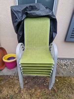 6 Gartenstühle stapelbar