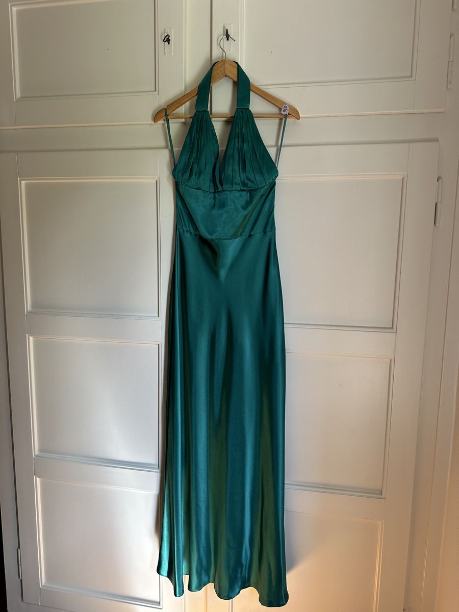 Vestiti: Elegantes Abendkleid, Smaragdgrün, Gr. 38 – Nuovo (secondo la descrizione) da Solothurn venduto da var002 2