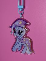 My little pony- trixie keychain anime figur