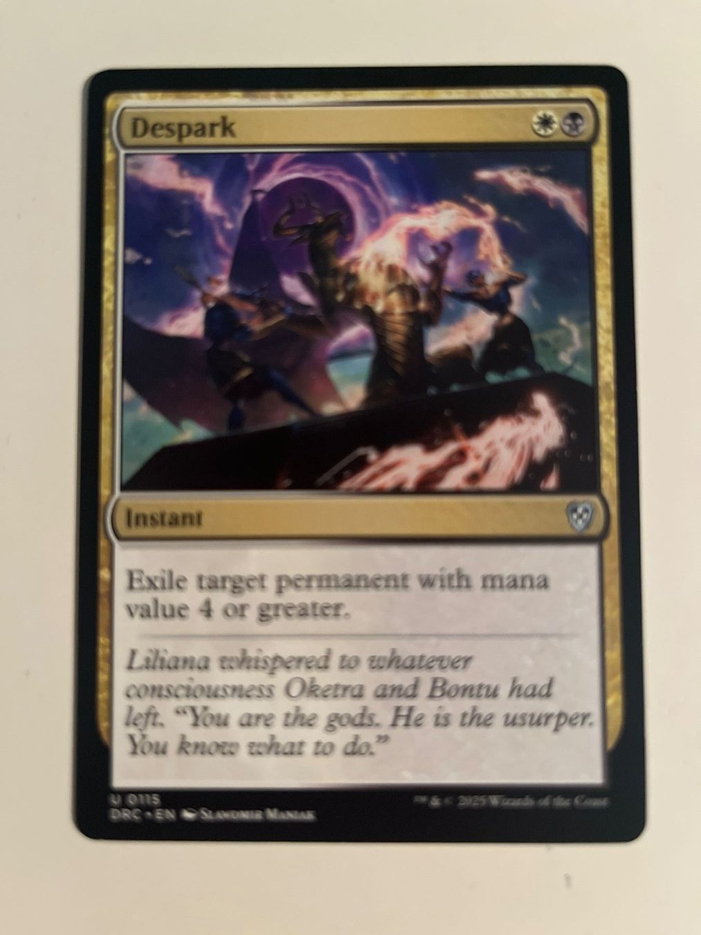 Magic The Gathering Carte collezionabili: 1 x Despark - Magic: The Gathering - MtG – Usato da Kriens venduto da Shadi1980