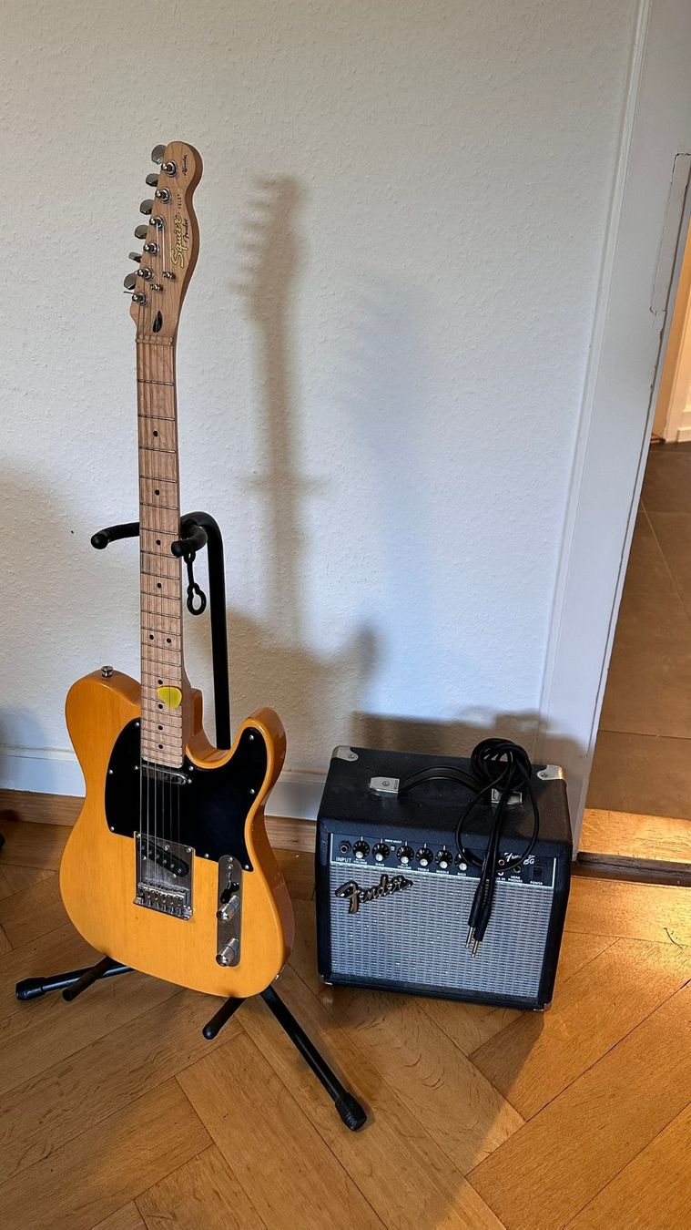 Squier Strumenti musicali: Squier Telecaster Affinity E-Gitarre mit Fender Verstärke... – Usato da Bern venduto da Stefan_20000 2