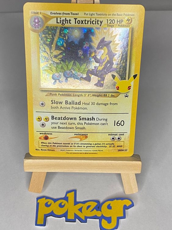 Pokemon Light Toxtricity Promo Kaufen auf Ricardo