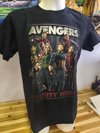 Avengers Infinity War T-Shirt Schwarz Grösse L(A50) 