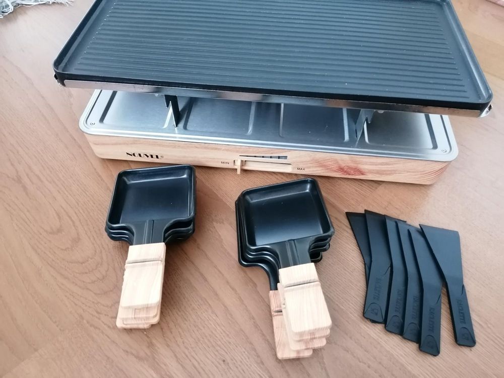 wunderschöner Raclette Ofen in Holzoptik (8 Pers.) | Kaufen auf Ricardo