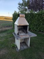 Garten-Cheminée / Gartengrill aus Beton – Selbstabbau