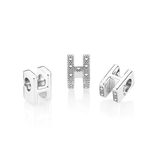 Pandora Ciondoli: Pandora Buchstaben H Charm, Silber – Nuovo (secondo la descrizione) da Pfungen venduto da Coco_ch