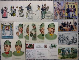 LOT alte verschiedene SOLDATEN KARTEN sauber erhalten ab 1.-