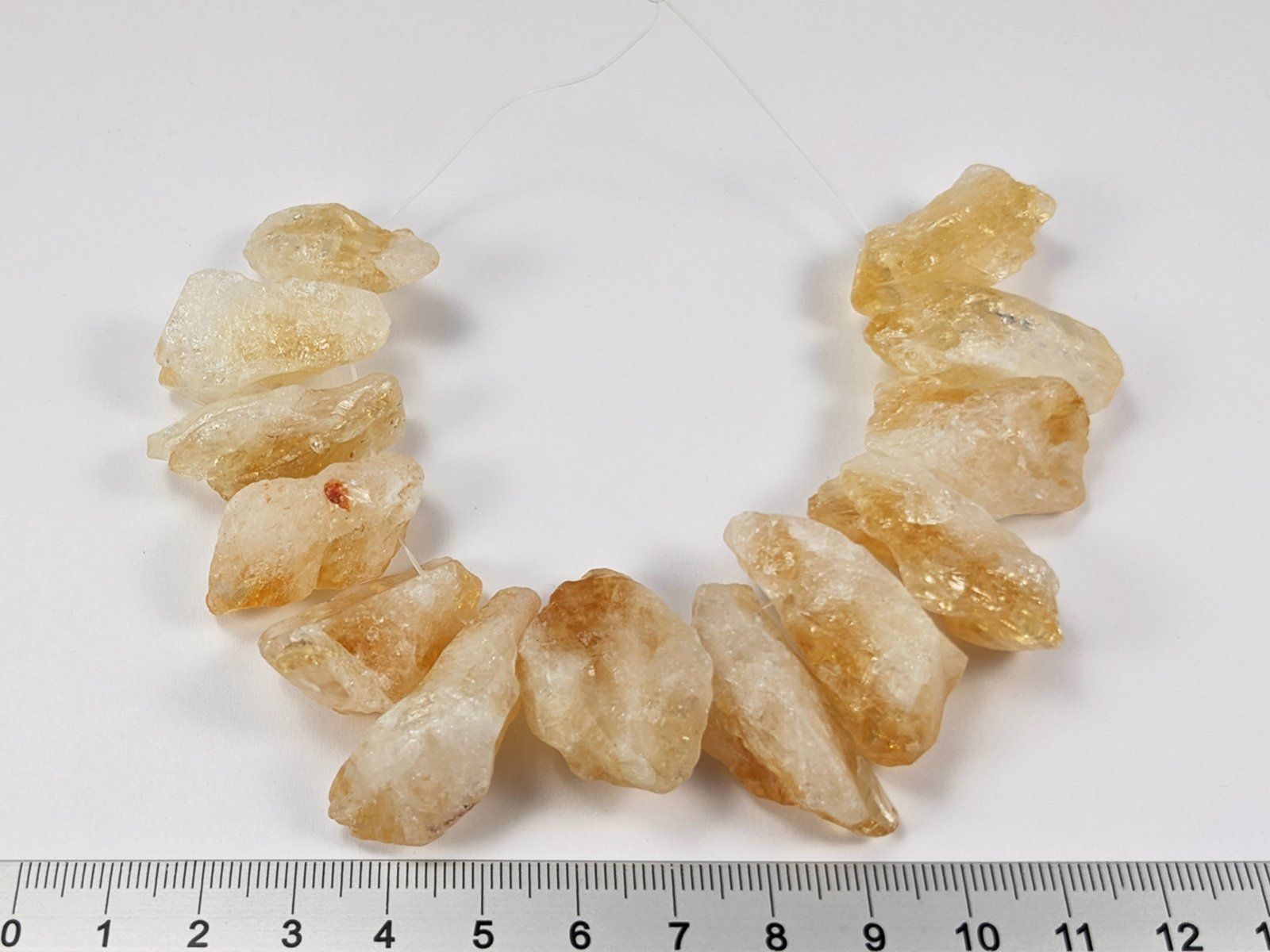 Minerali & Pietre curative: Citrin Kristall Perlen 13Stk. – Nuovo e nell'imballaggio originale da Meilen venduto da GypsyCat 1
