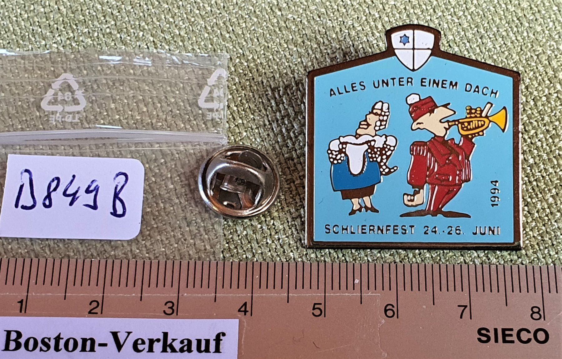 Spille & Fermagli: B849B - Pin Schlieren Fest Juni 1994 – Usato da Reinach BL venduto da Boston-Verkauf 3