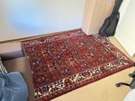 Orientteppich rot mit Muster gute Zustand