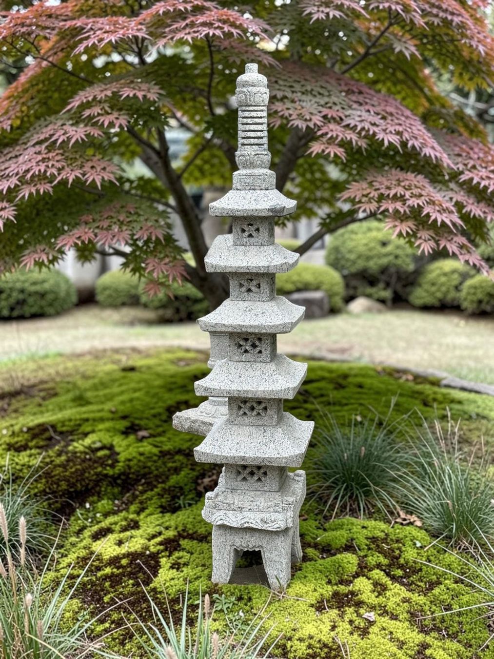 Skulpturen & Statuen: Granit Pagode Chinesische Steinpagode Gartendeko Feng Shui – Gebraucht aus Hilpoltstein von TOMTAO88 4