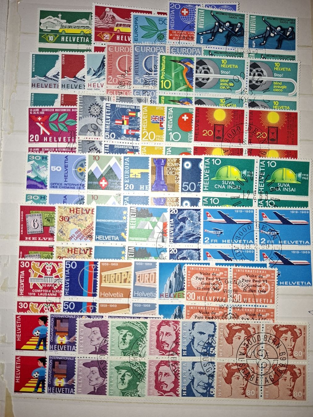 Tous les timbres: Div 4er Blocks ET 1953 – D'occasion à Balgach par SIMEON27 1
