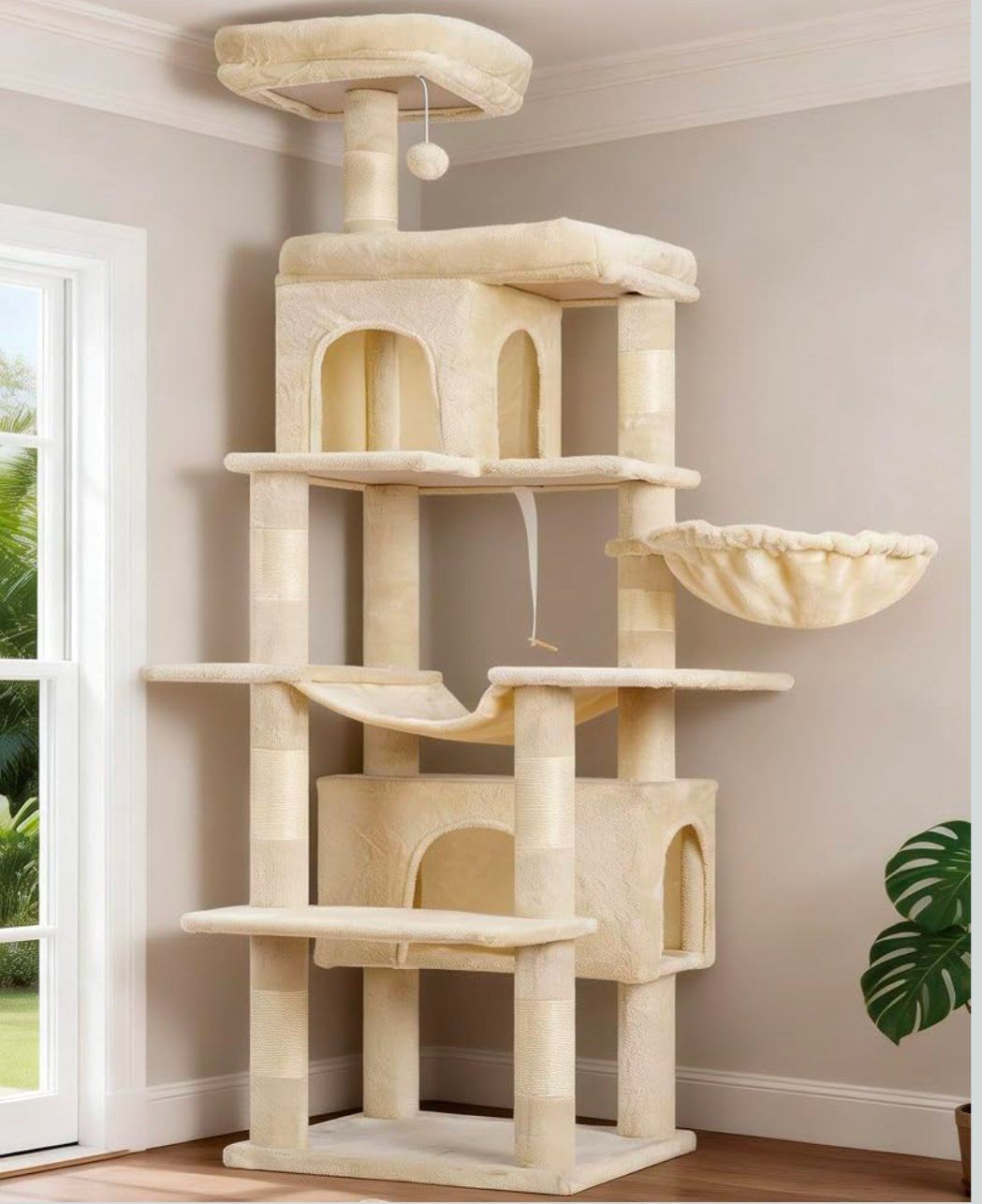 Tiragraffi: Katzenbaum 178 cm hellgrau,  rauchgrau oder beige – Nuovo e nell'imballaggio originale da Winterthur venduto da SwissPrime 5