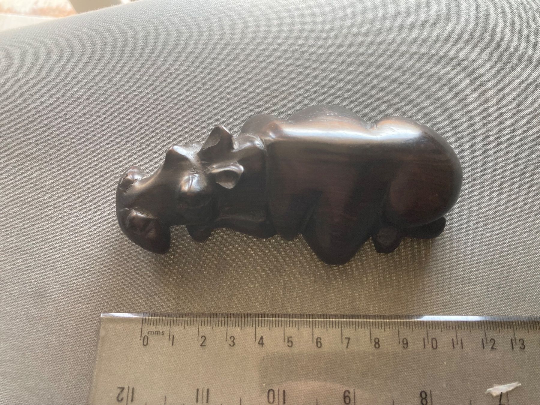 Statuette: Holzfigur Nilpferd dunkel gebeizt – Usato da Zürich venduto da mik_h9ty