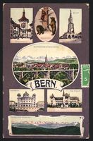 Bern, Kornhausbrücke, Alpenpanorama, Ze