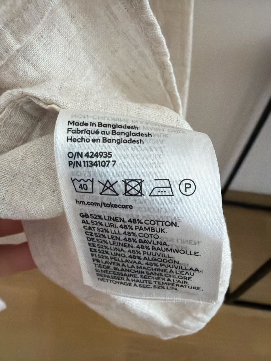 H&M Hemden: Hemd von H&M beige, Grösse M – Neu (gemäss Beschreibung) aus Hägendorf von fufj11 2
