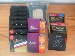 Gitarrensaiten Set Gibson, d‘Addario, Elixir (NEU)