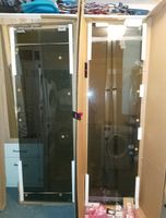 Schiebetür für Nische-120cm zweiteilig, Glas neuwertig, Top