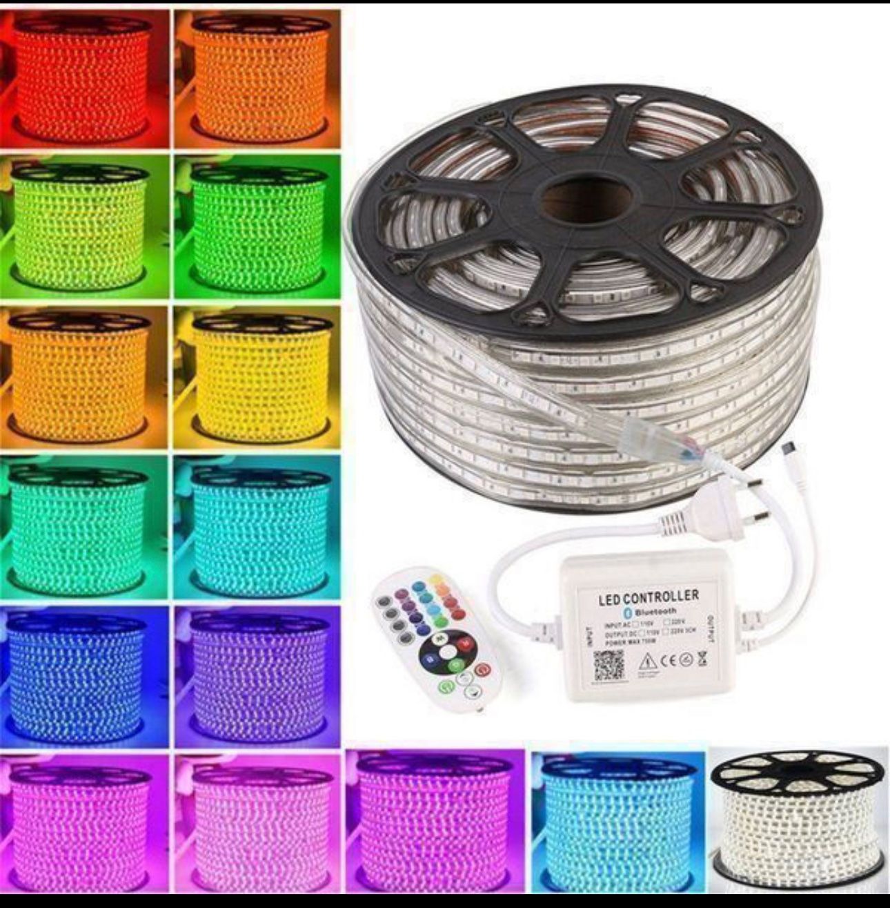 Ghirlande e barre luminose: +20m RGB Lichtschlauch Ledschlauch – Nuovo e nell'imballaggio originale da Amriswil venduto da JaJa-Express