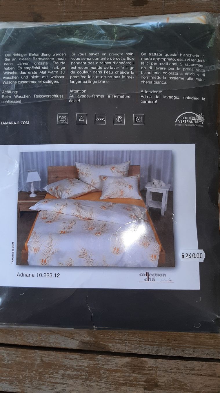 Biancheria da letto: Bettwäsche – Nuovo e nell'imballaggio originale da Lenzburg venduto da Meli0305 2