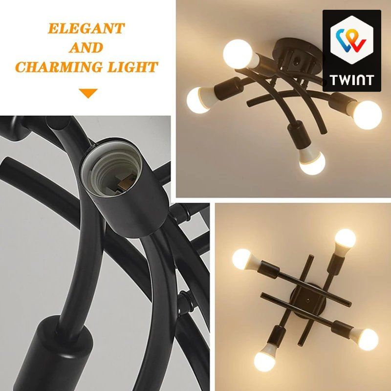 Lampadari & plafoniere: Lampe de plafond design moderne - 4 spots – Nuovo e nell'imballaggio originale da Saignelégier venduto da onekeystore 2