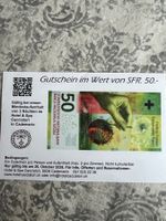 2 Gutscheine zu je Fr. 50.-- für Hotel Cacciatori, Cademario