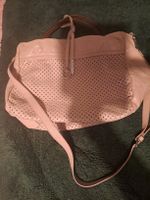 Borsa a mano da donna, pelle, rosa con tracolla marca Nicoli