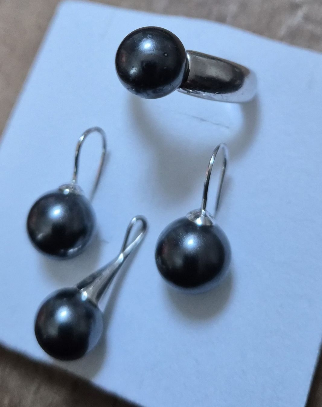 Altri gioielli: TCHIBO Schmuckset, Kunstperlen, 925 Silber – Usato da Eggersriet venduto da illy76 1