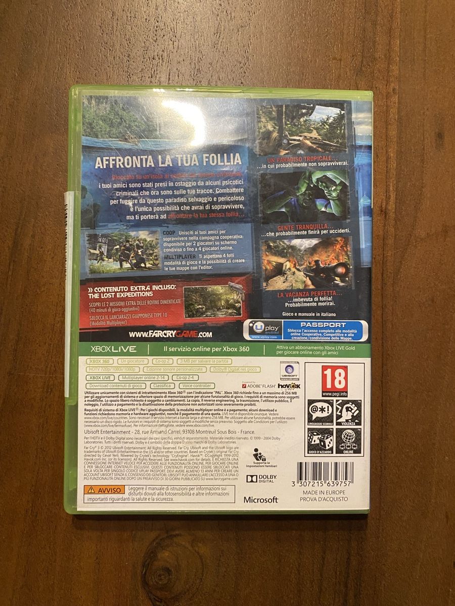 Microsoft Giochi: Far Cry 3 für Xbox 360 – Usato da Thunstetten venduto da Virus_33 2