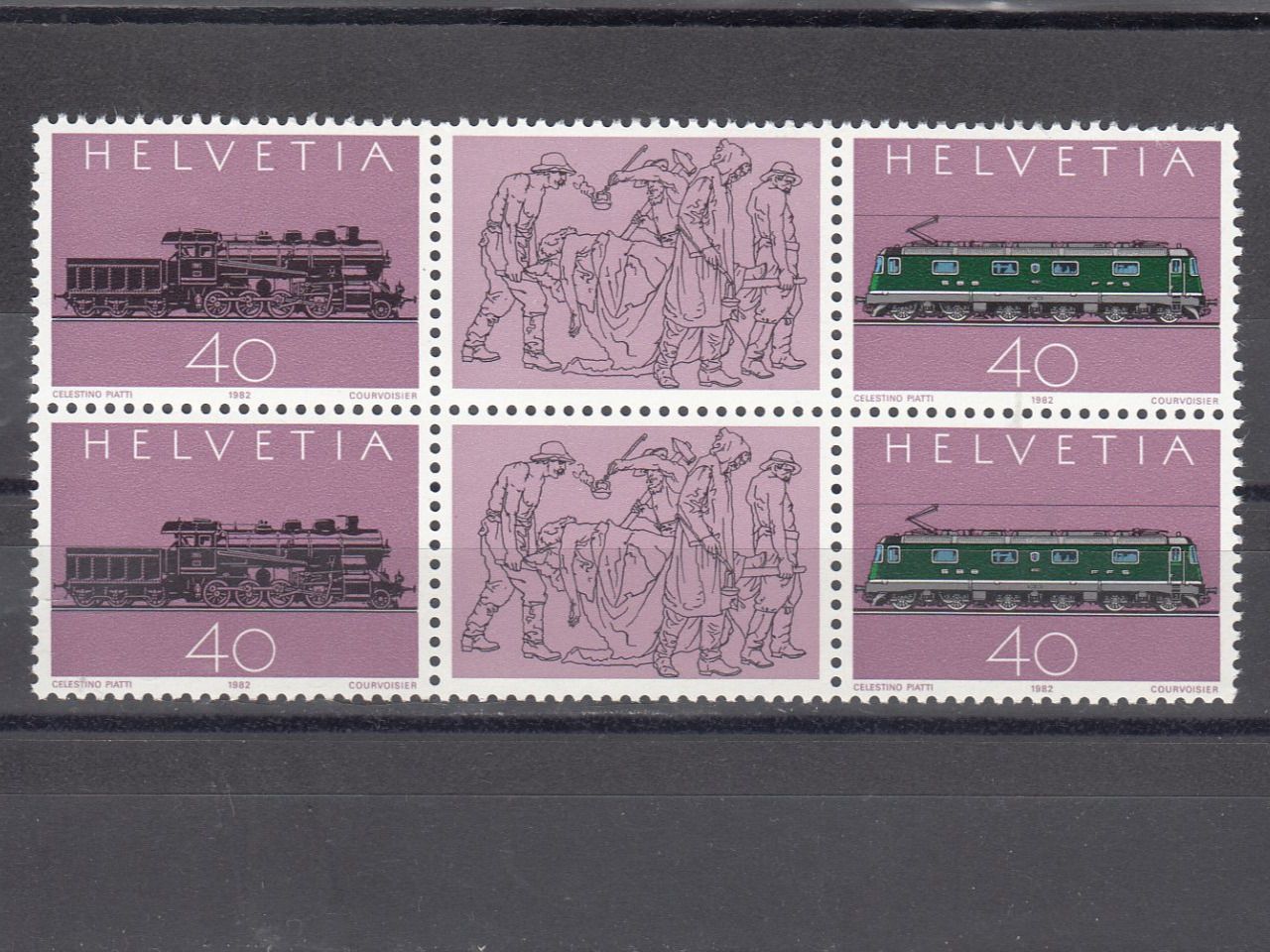 Alle Briefmarken: SBK S75 im "4er-Block" postfrisch – Gebraucht aus Bürglen TG von StampGraf