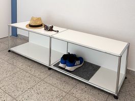 USM-Haller Lowboard reinweiss, UPCYCLED!