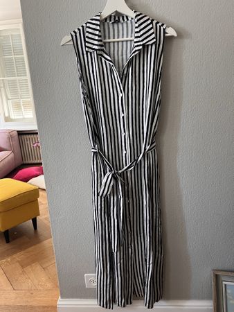 Kleid Princess goes Hollywood, Gr. 36, blau weiss gestreift 