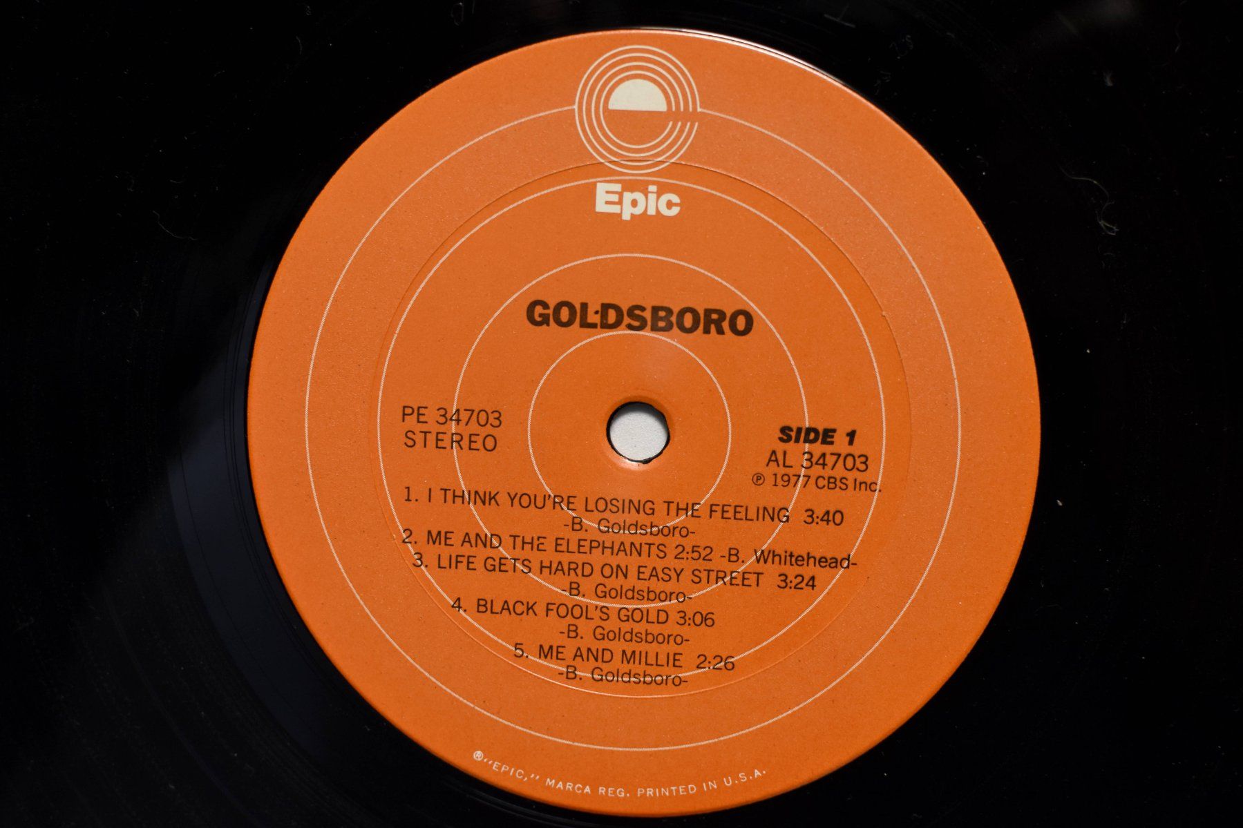 Dischi in vinile: Bobby Goldsboro - Goldsboro – Usato da Belmont-sur-Yverdon venduto da ag97 2