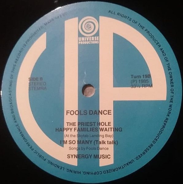Dischi in vinile: Fools Dance – Fools Dance (12") – Usato da steckborn venduto da veckot 3