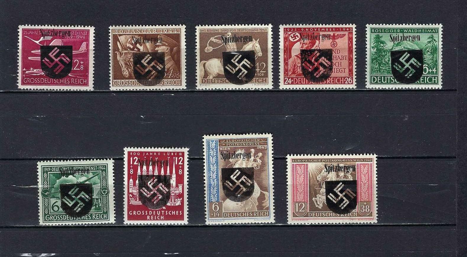 Tous les timbres: WKII Besetzung Spitzbergen ** – Neuf avec emballage d'origine à Altstätten SG par Nandodax