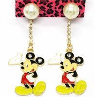 Mickey: 1 paire boucles d'oreille NEUF