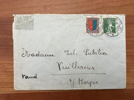 1921  PJ 17  auf Brief       (G2252)