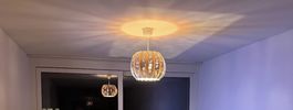 Hängeleuchte weiss kupferfarben Lampe Deckenleuchte Lampe Wo