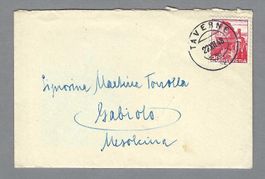 1948, SBK 215, 0 TAVERNE 22.XII.48, SCHÖNES BRIEFLEIN