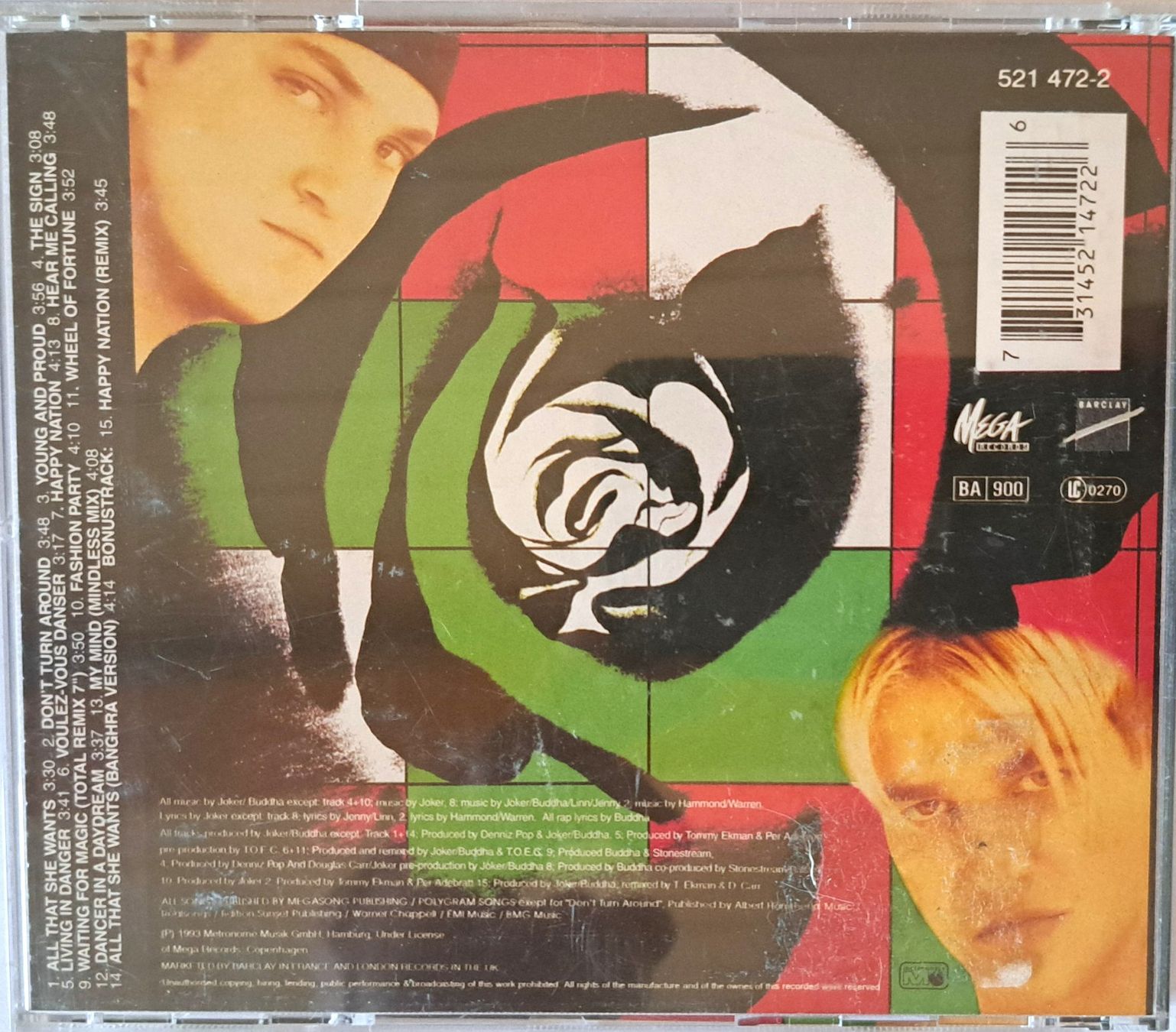 CDs: Ace of Base - Happy Nation – Gebraucht aus Tenniken von mik_6mxg 9