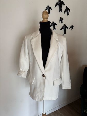 Blazer blanc, taille M NEUF