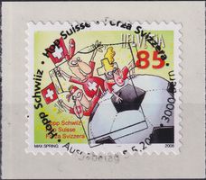 2008, Nr.1275A "Hopp Schwiiz" mit ET-Voll-Stempel.
