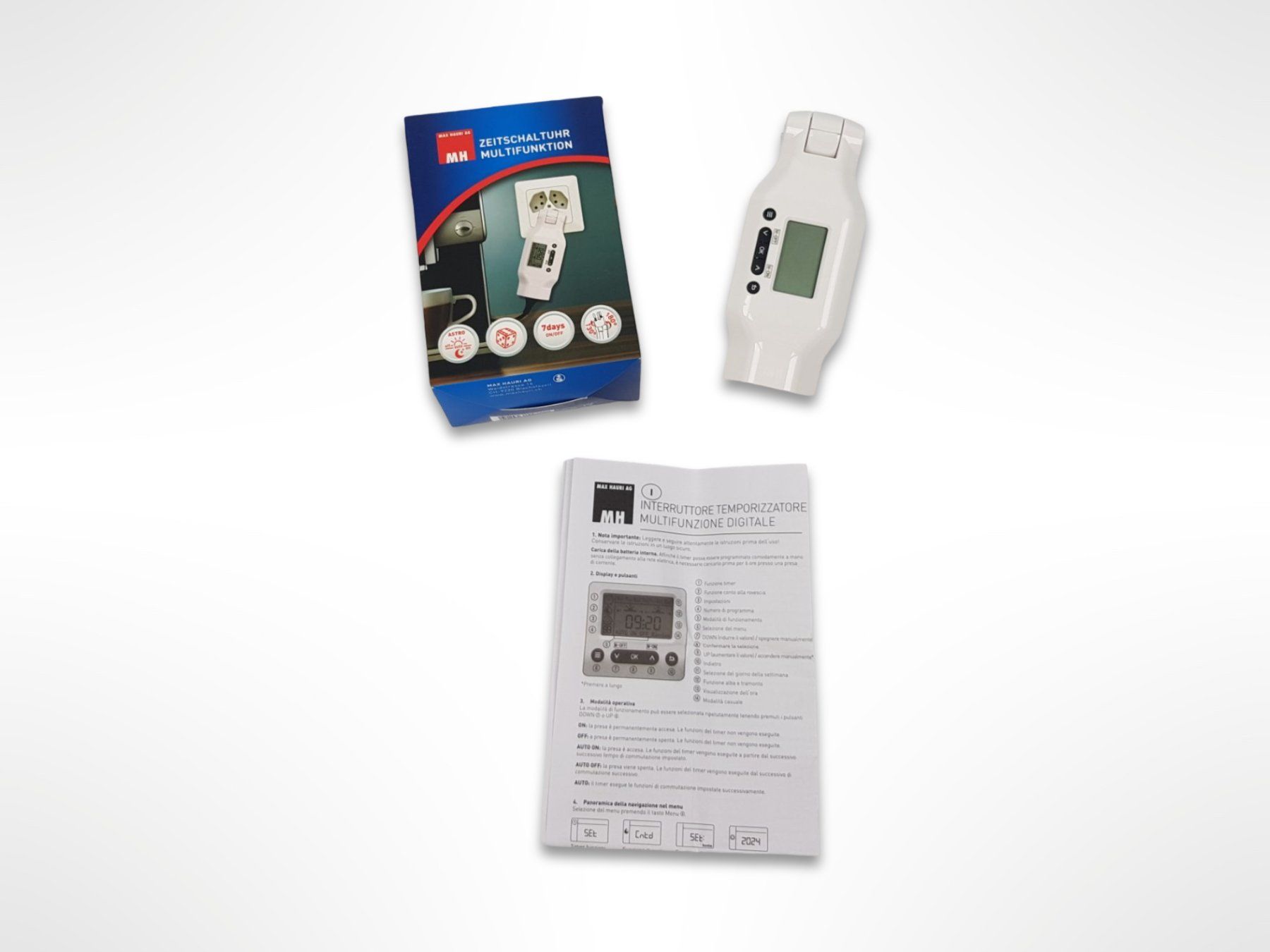 Stecker: MAX HAURI AG Zeitschaltuhr – Neu und originalverpackt aus Suhr von Restwert_Suhr